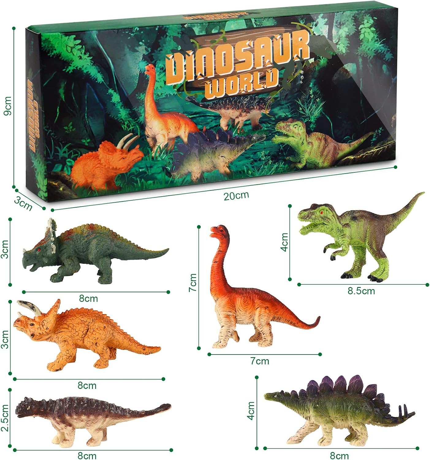 Thumbnail 6 de Sanlebi Dinosaurier Figuren Set 6 Teile