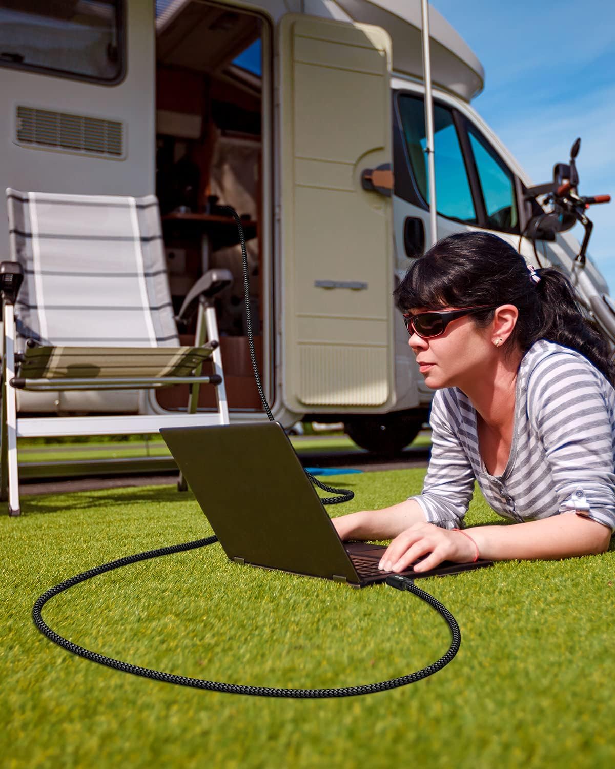 Thumbnail 2 de CLEEFUN 10m USB-C to USB-C cable with PD 60W (charging only, no data)