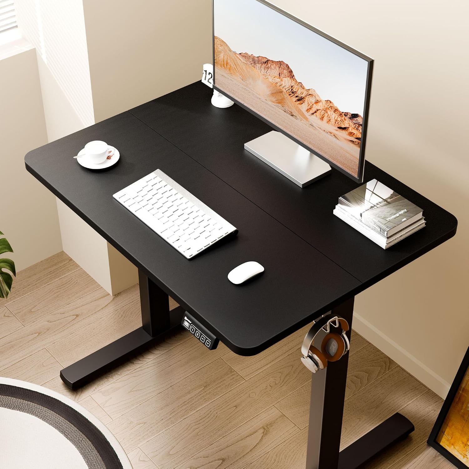 Detalle 2 de ERGOMAKER Electric Height Adjustable Desk 80x60cm