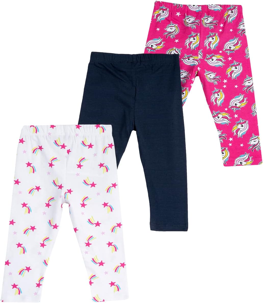 Detalle 2 de Chicco ensemble de leggings en coton Style Capri pour fille – Lot de 3