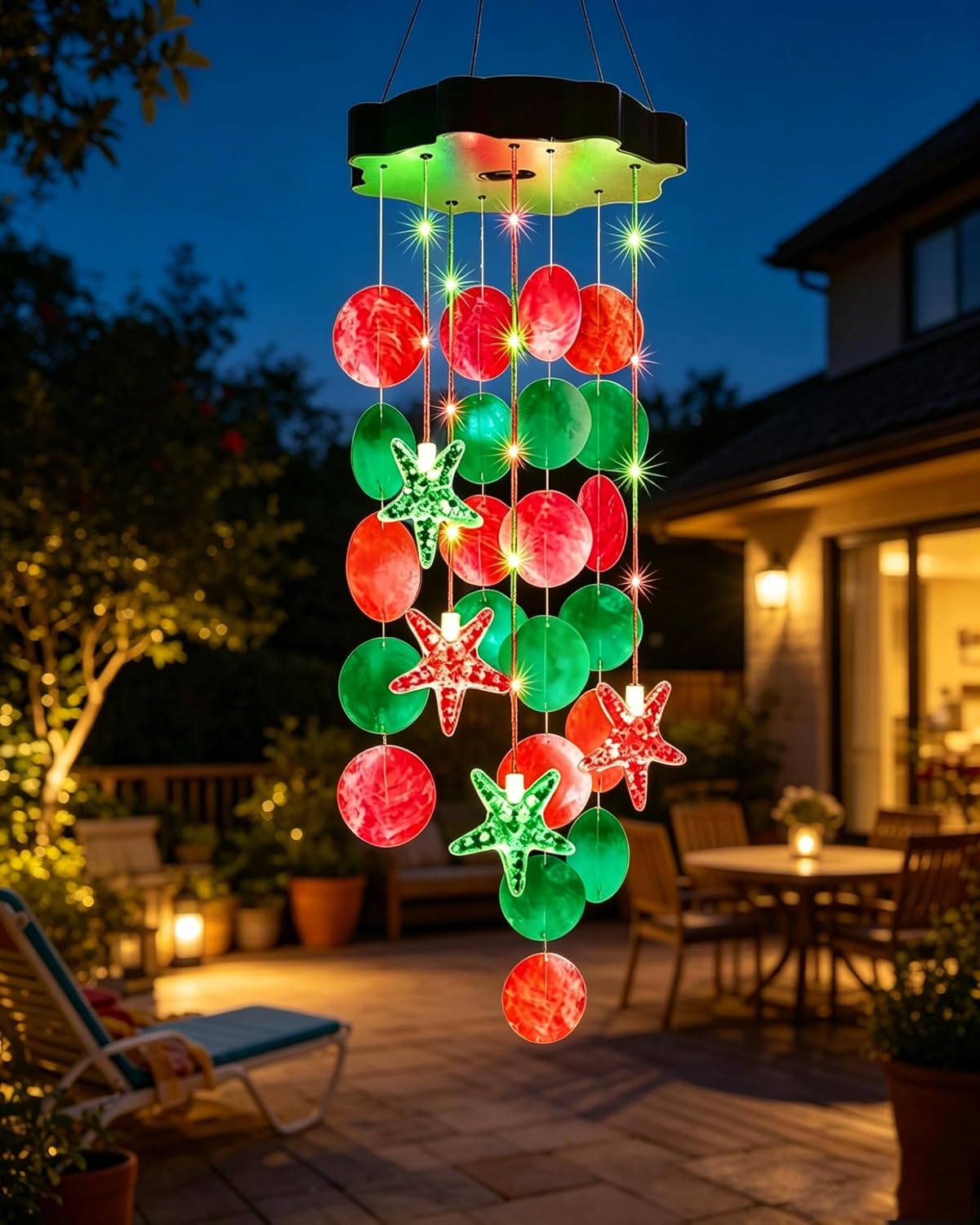 Detalle 2 de Toodour Solar Decorative Light, Natural Seashells