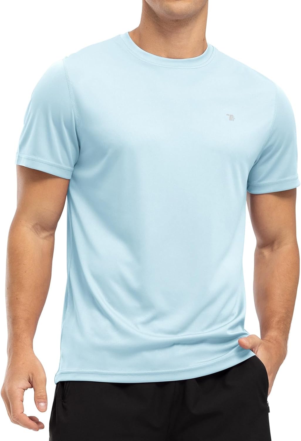 Detalle de Rdruko Funktionsshirt Herren – UV-Schutz, atmungsaktiv und vielseitig