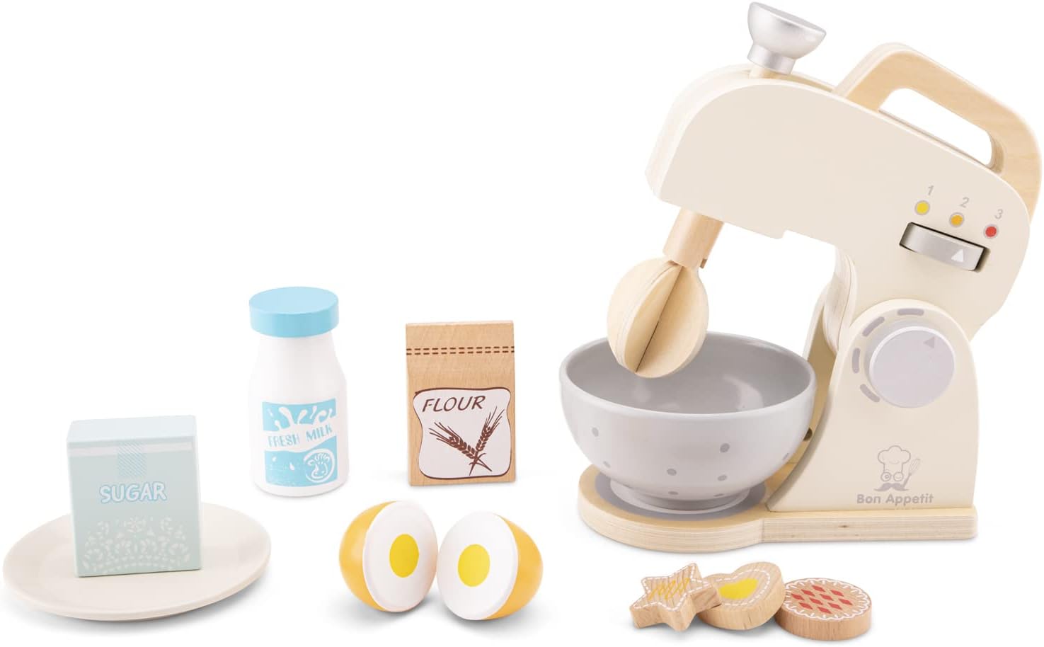 Detalle de New Classic Toys Wooden Mixer 3+