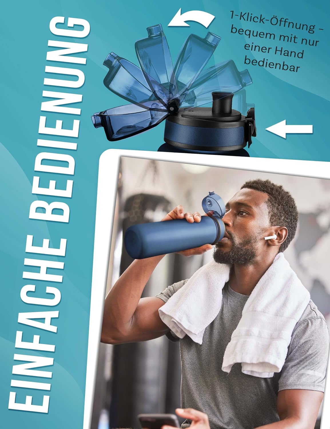 Thumbnail 5 de My Vesperbox Trinkflasche 1000 ml