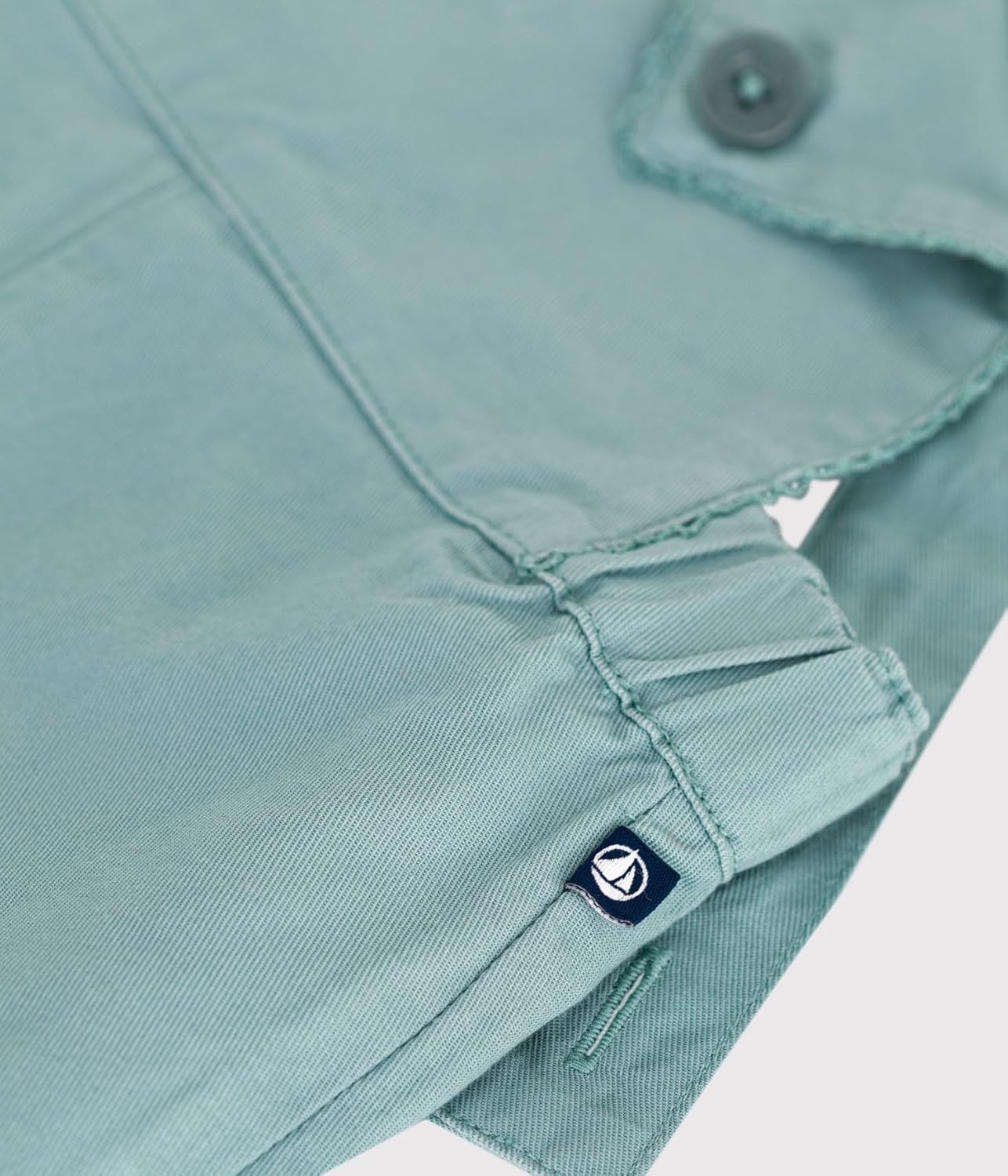 Thumbnail 3 de Petit Bateau salopette courte bébé fille en coton