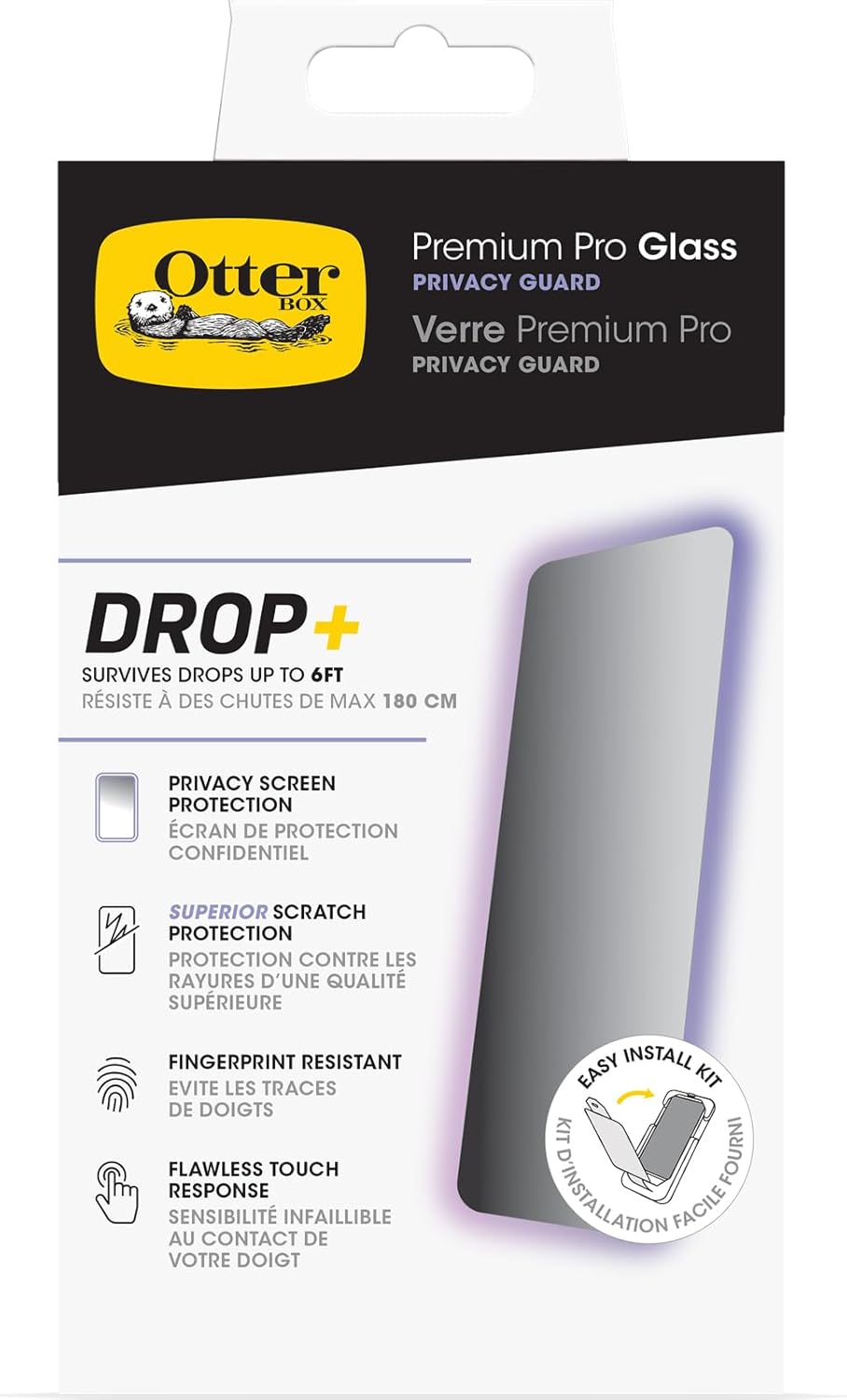 Detalle de OtterBox Premium Glass: pellicola protettiva in vetro temperato per iPhone 16
