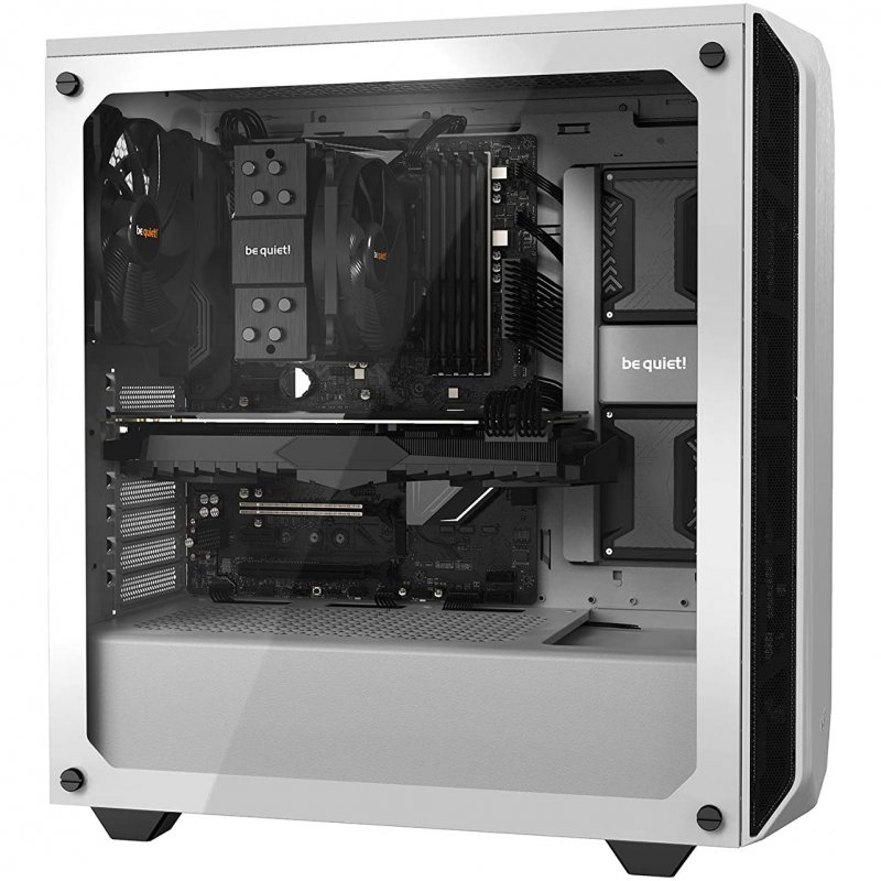 Detalle 2 de be-quiet! Pure Base 500 Window White con cristal templado y USB 3.1
