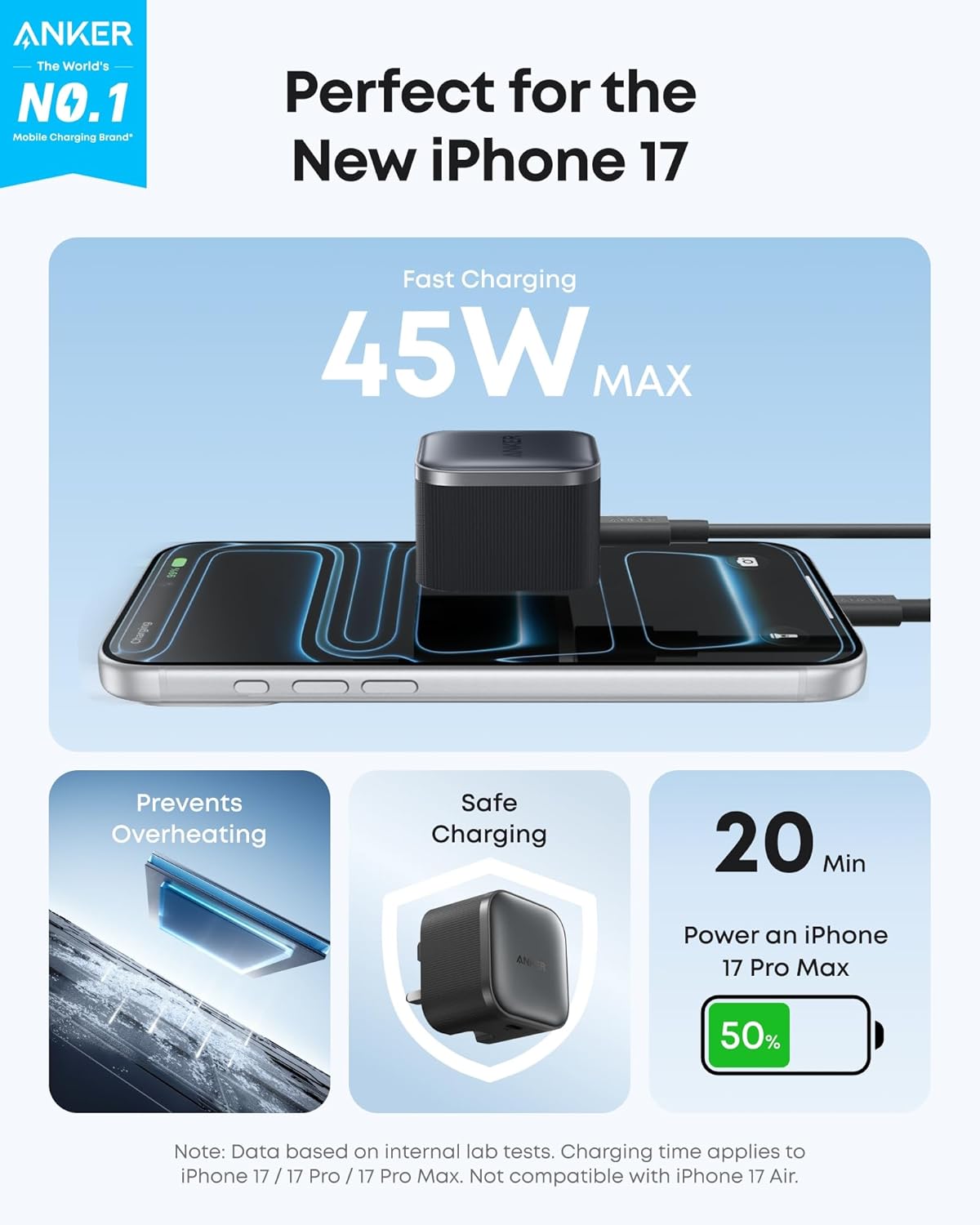 Thumbnail 1 de Anker Nano 45W USB‑C Charger for Phones