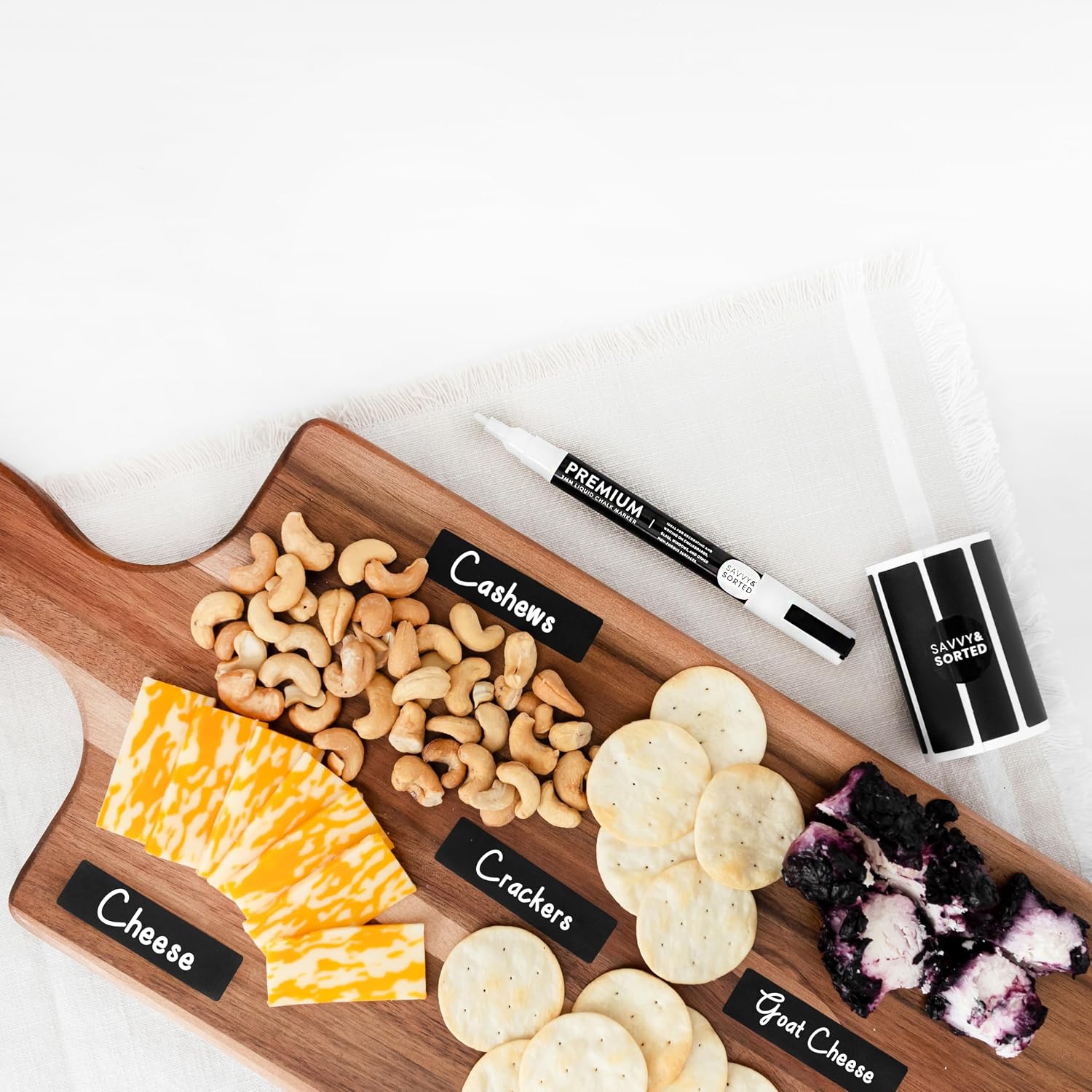 Detalle 1 de Chalkboard Labels for Containers, 200-Pack