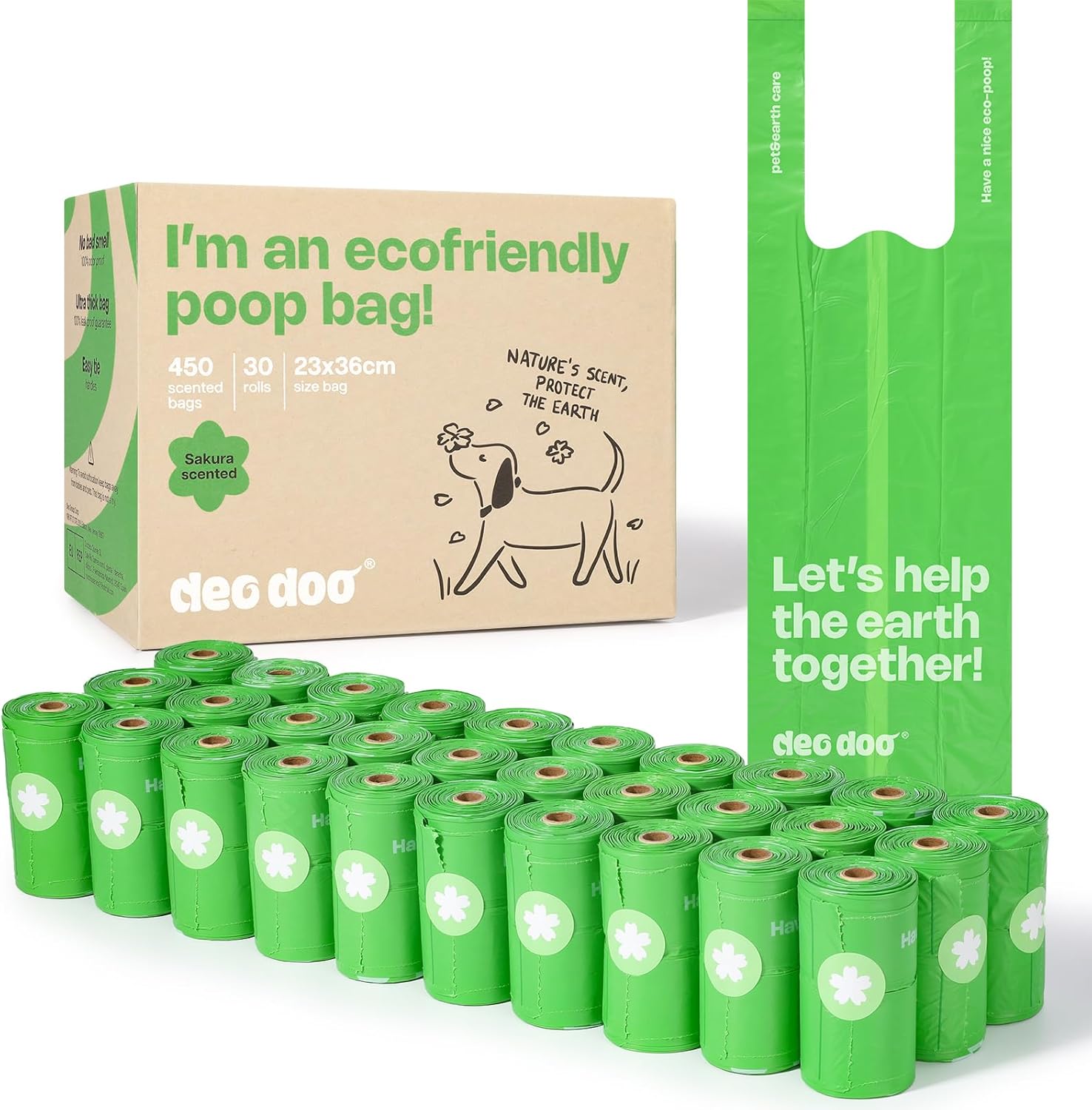 Thumbnail 6 de Poo Bags Dogs with Tie Handles 270-count