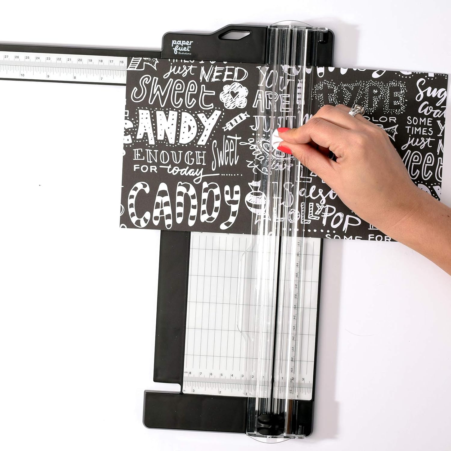 Detalle de Paperfuel Massicot de découpe et rainurage 6" – Plaque de 15 x 30,5 cm pour Scrapbooking et Cartes