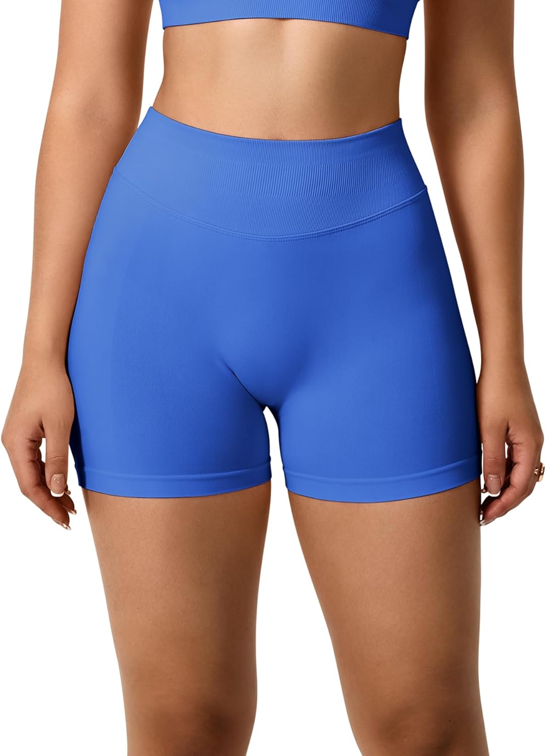 Thumbnail 2 de TAYOEA Sport Shorts Damen mit Scrunch-Effekt & Push-Up – kurze Gym-Shorts für Training, Yoga und Alltag