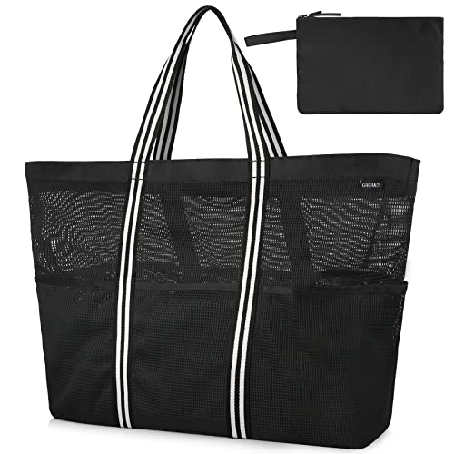 Detalle de GAGAKU XXL Bolsa de Malla Extra Grande para Playa y Natación