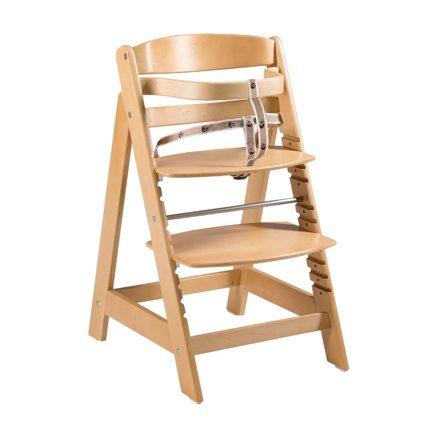 Detalle de roba Treppenhochstuhl Sit Up Click – Mitwachsender Holzhochstuhl von Baby bis Jugend bis 50 kg