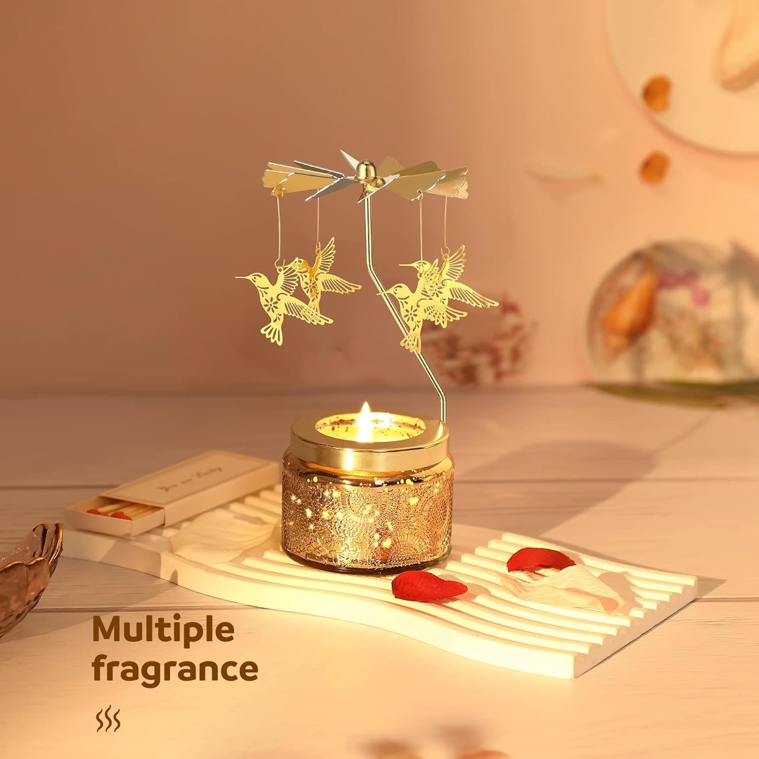 Detalle 2 de Hummingbird Rotating Scented Candle