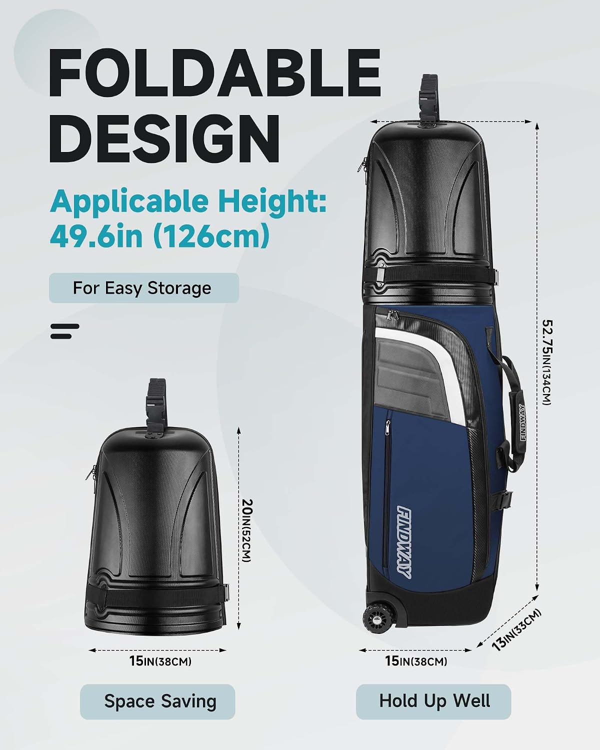 Thumbnail 5 de Findway Golf Travel Bag 55-inch