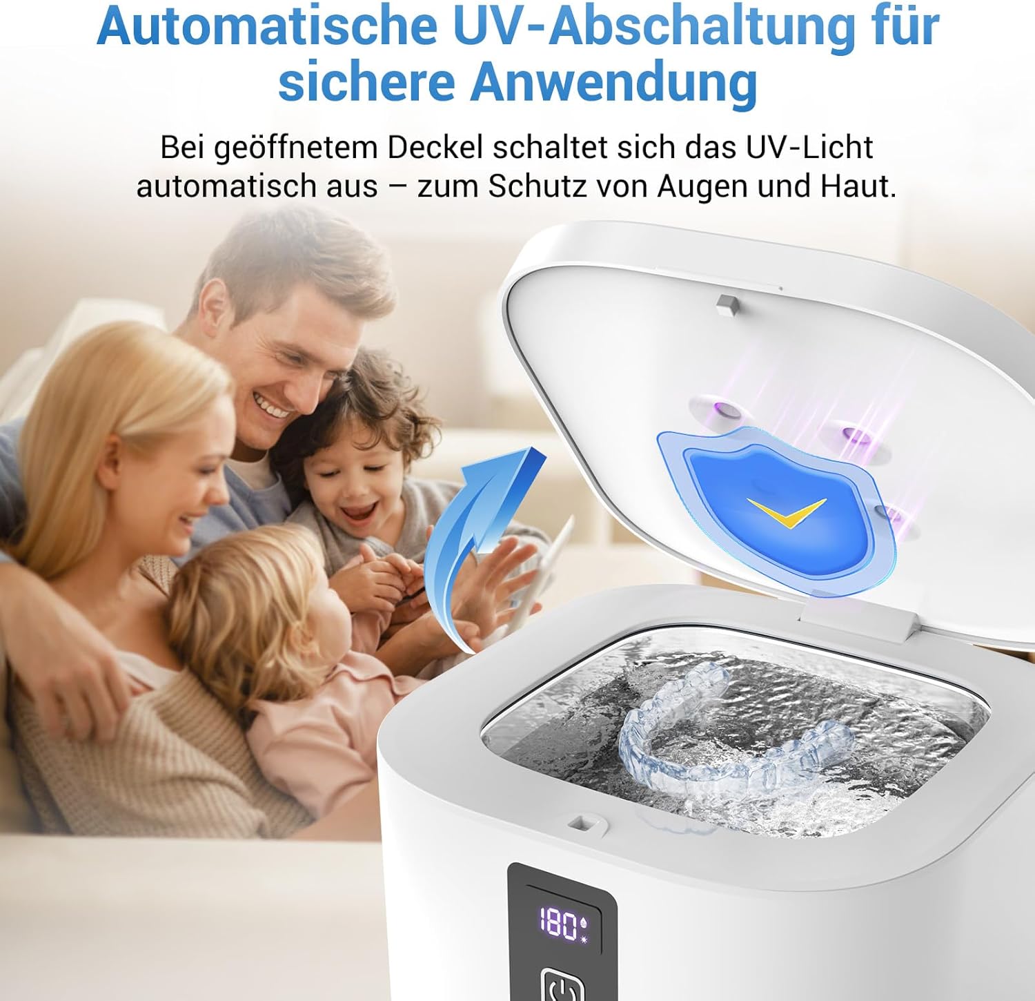 Thumbnail 5 de Ultraschallreinigungsgerät 48000Hz – 300ML Reinigungsbehälter