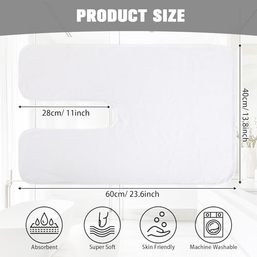 Thumbnail 1 de PHOGARY 3 Pack Facial Towels – U-Shaped Microfiber Spa Towels for Estheticians