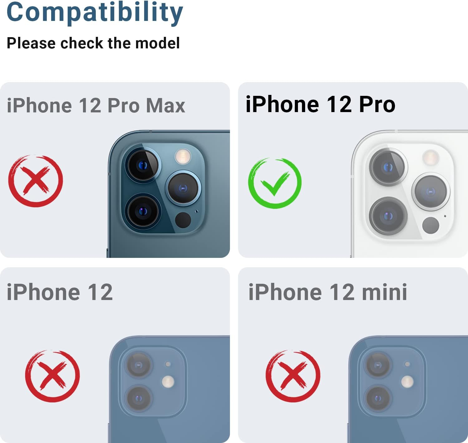 Detalle 2 de iPhone 12 Pro Linsenschutz 2er-Pack