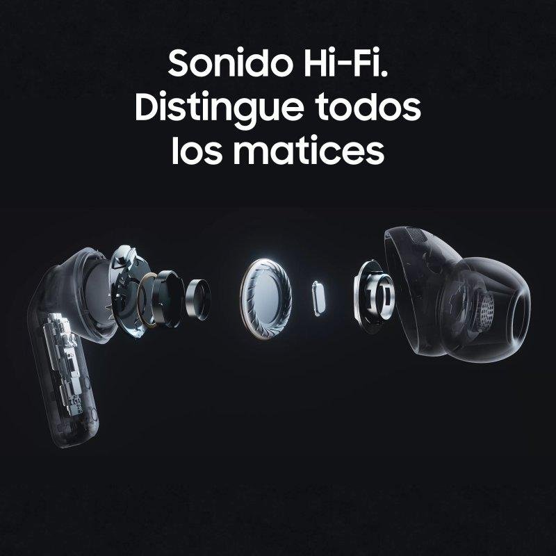 Detalle 2 de Samsung Galaxy Buds4 Pro: Auriculares inalámbricos con IA y cancelación de ruido (Blanco)
