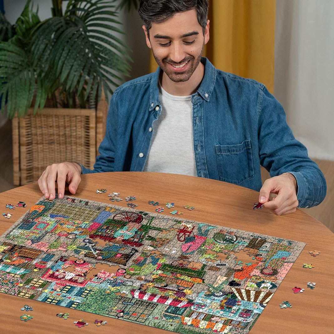 Detalle 2 de Ravensburger Street Market – Puzzle da 1000 pezzi