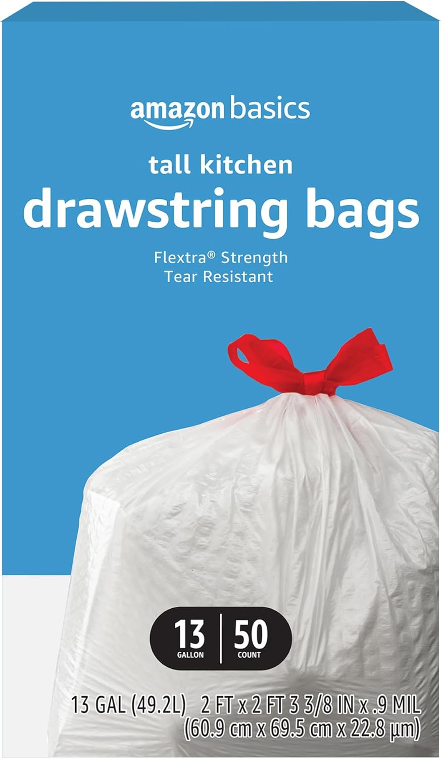 Thumbnail 6 de Amazon Basics Flextra Tall 13-Gallon Trash Bags ⚙