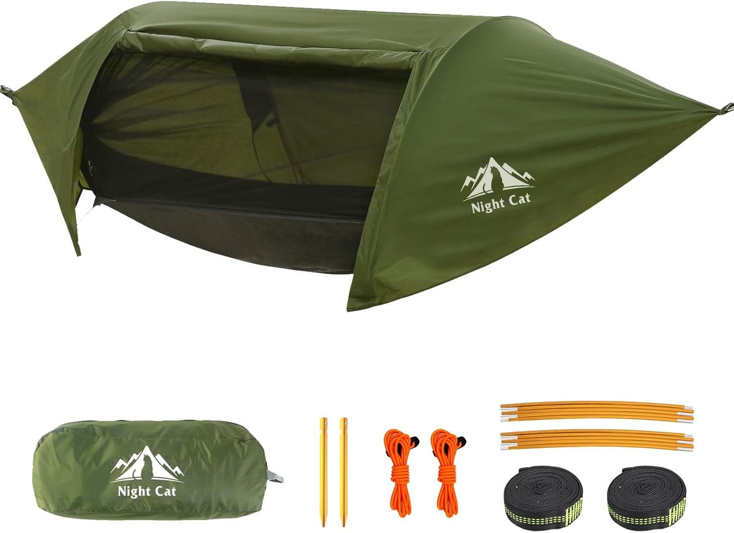 Detalle de Night Cat Hängemattenzelt 1 Person, 1,8 kg