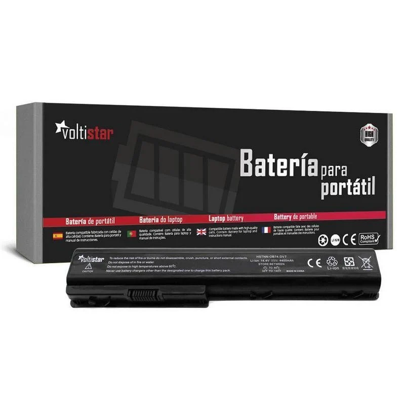 Detalle de Batería OEM de 6 celdas para HP Pavilion DV7/DV8 con 4400 mAh (14,4 V)