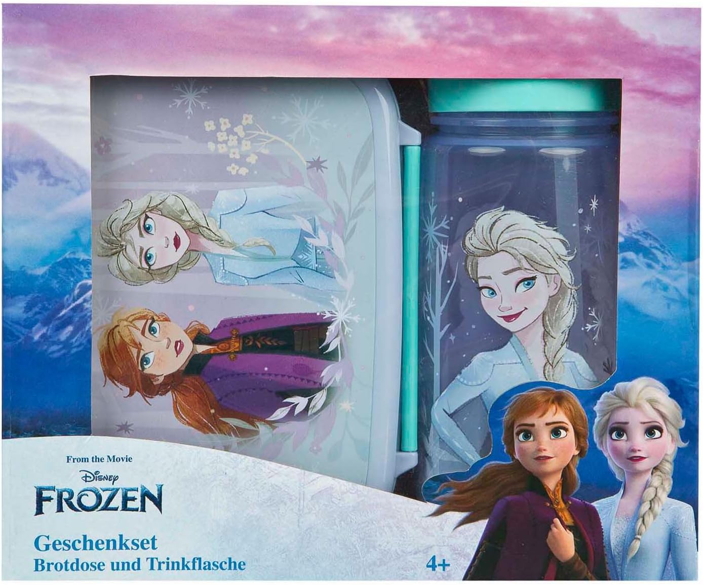 Detalle de Scooli Disney Frozen – zestaw śniadaniowy, pudełko 800 ml i butelka 500 ml