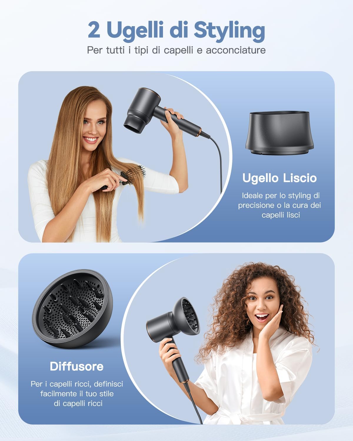 Thumbnail 4 de DEWILY 1800W Phon con diffusore 💇♀
