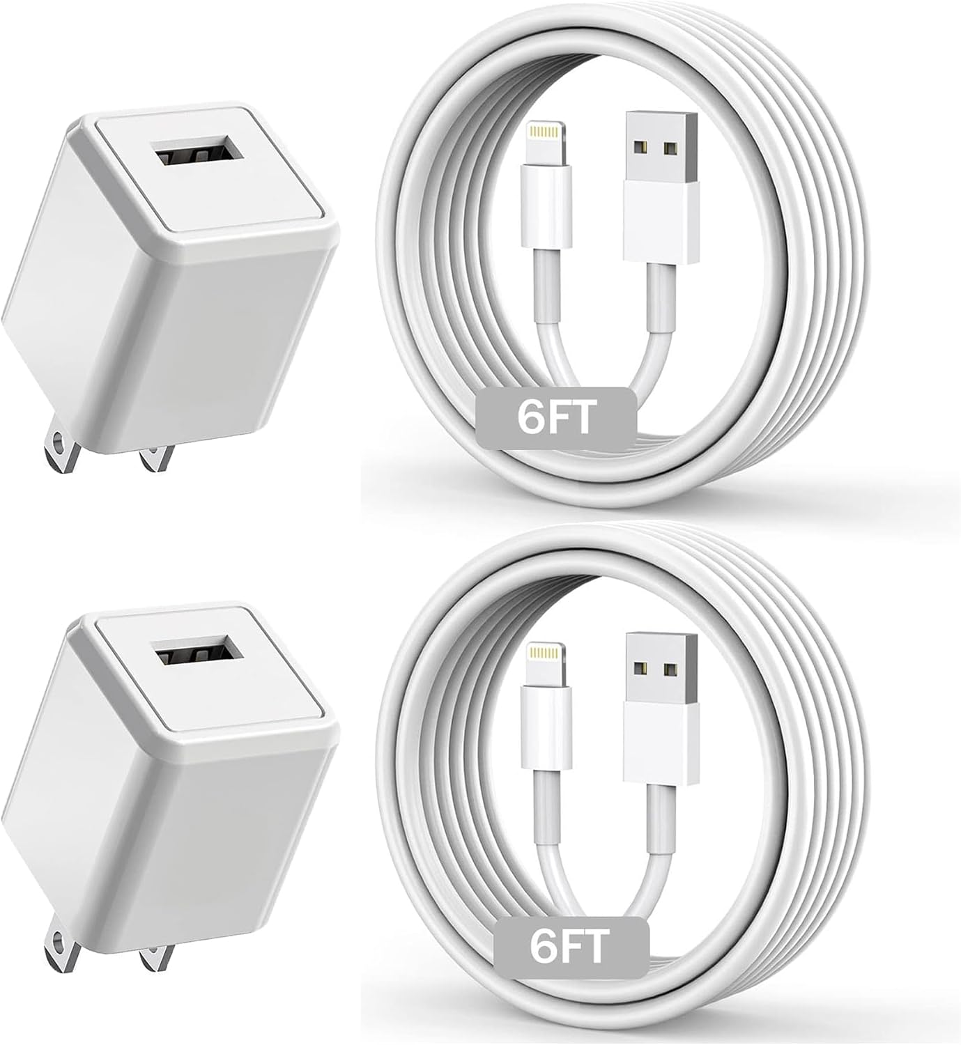 Detalle de iPhone Charger 6FT 2-Pack