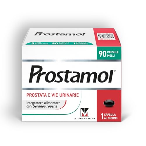 Detalle de Prostamol – Integratore per Prostata e Vie Urinarie, Serenoa repens 320 mg, 90 capsule