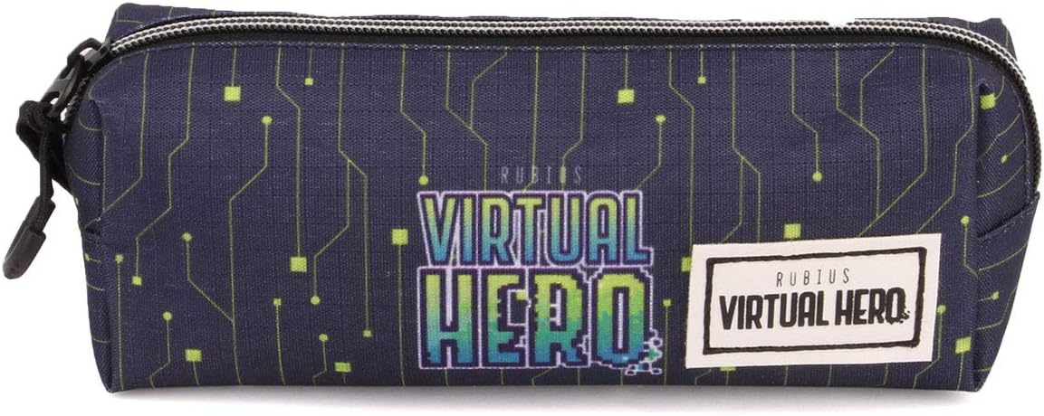 Thumbnail 1 de KARACTERMANIA Virtual Hero OMG-Astuccio Quadrato HS blu scuro, 21 x 7 cm