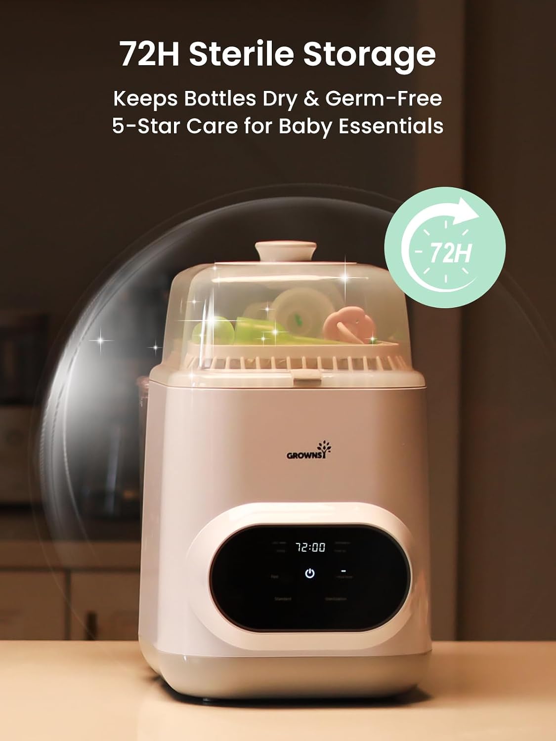 Thumbnail 6 de Grownsy EaseClean Bottle Washer Pro 3-in-1 steriliser