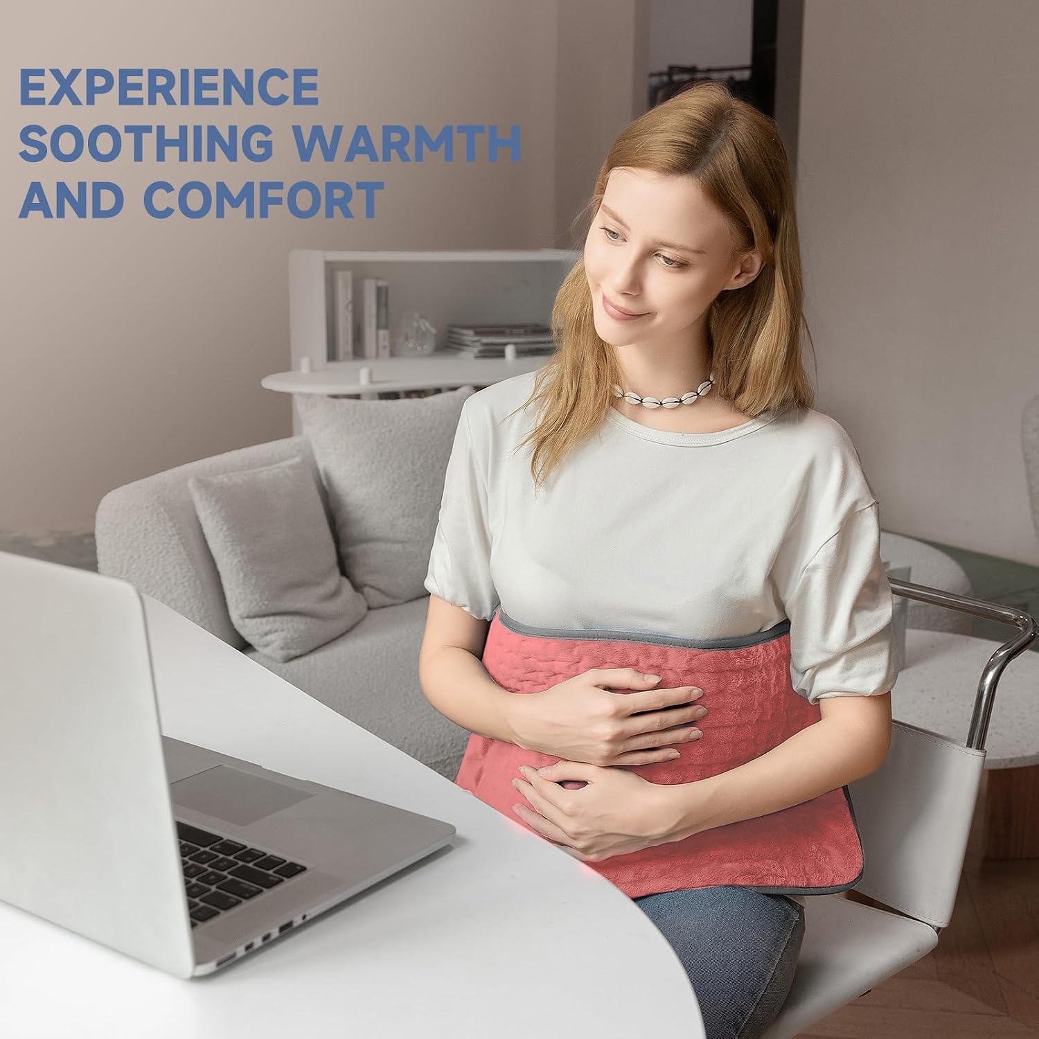 Detalle de Portable Heating Pad with 6 Heat Levels