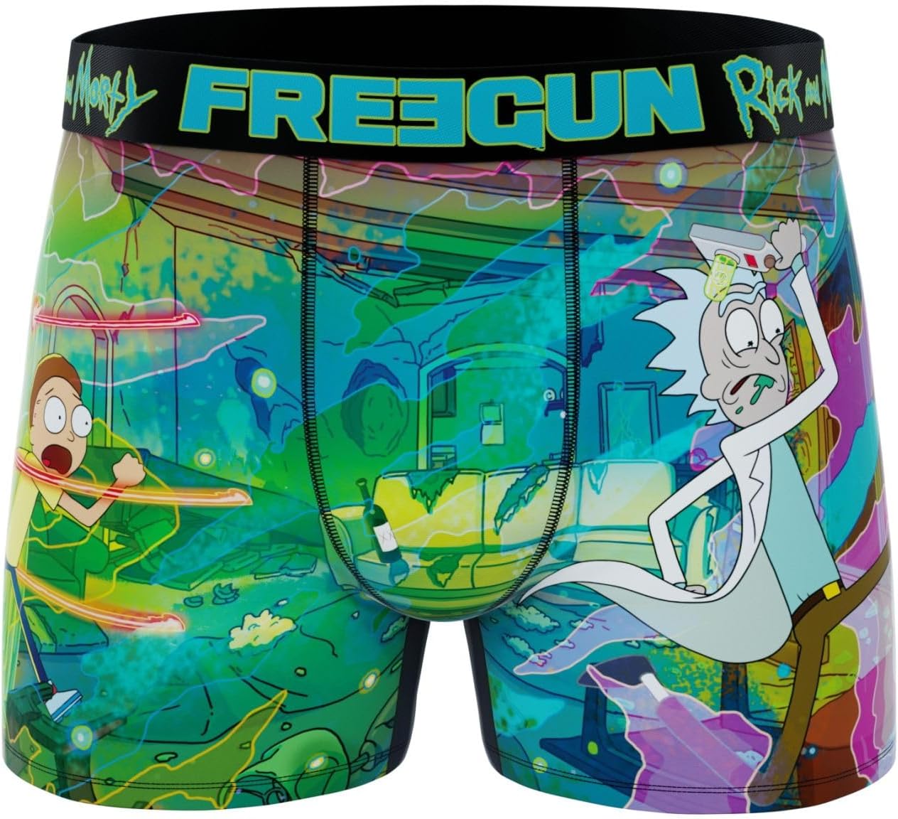 Detalle 1 de FREEGUN Caleçon Homme Lot de 4 đ©Č