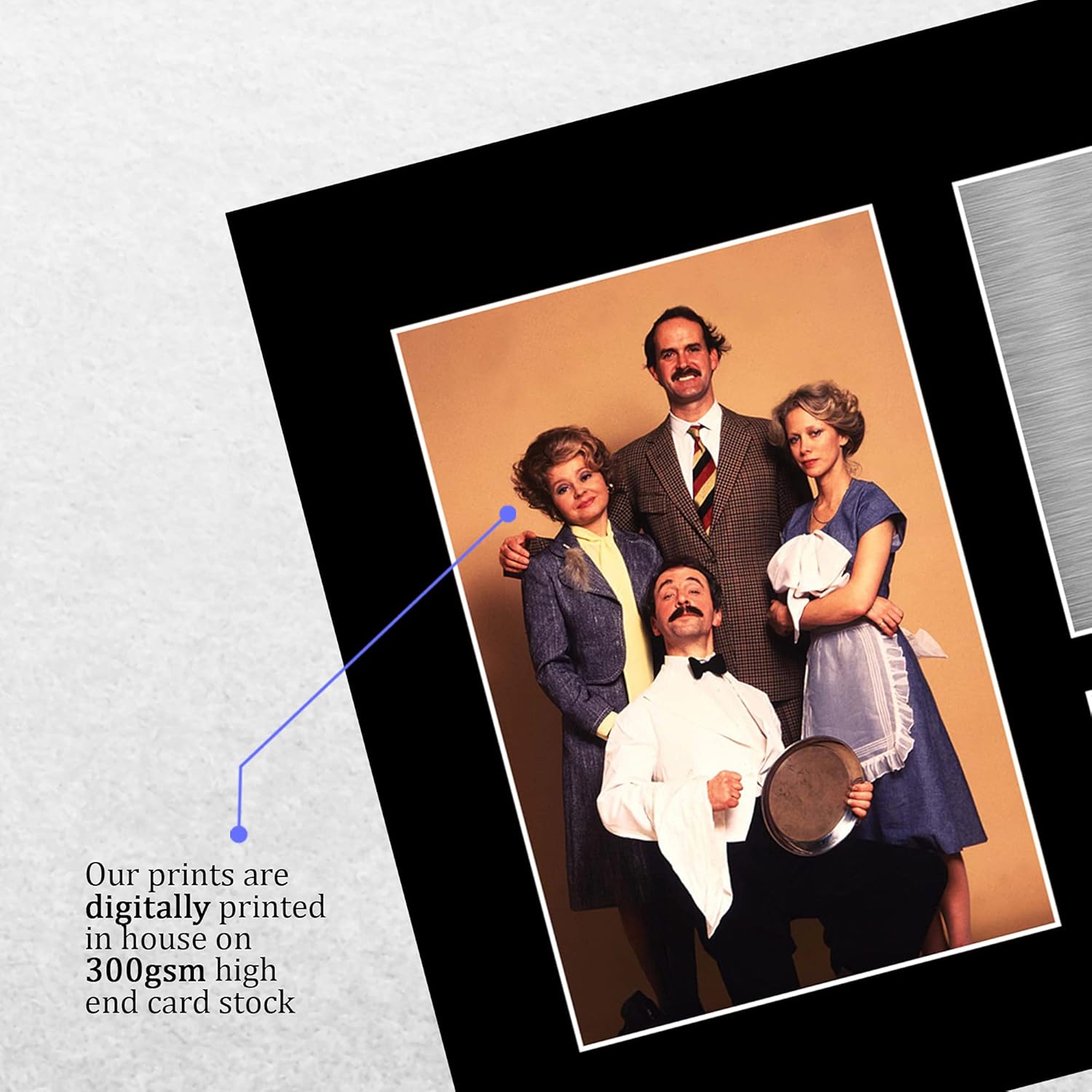 Thumbnail 3 de HWC Trading A4 Fawlty Towers John Cleese & Cast Signed Autograph Picture (TV memorabilia gift)