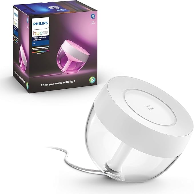 Detalle de Philips Hue Iris – Lámpara de Mesa LED Inteligente 🌈