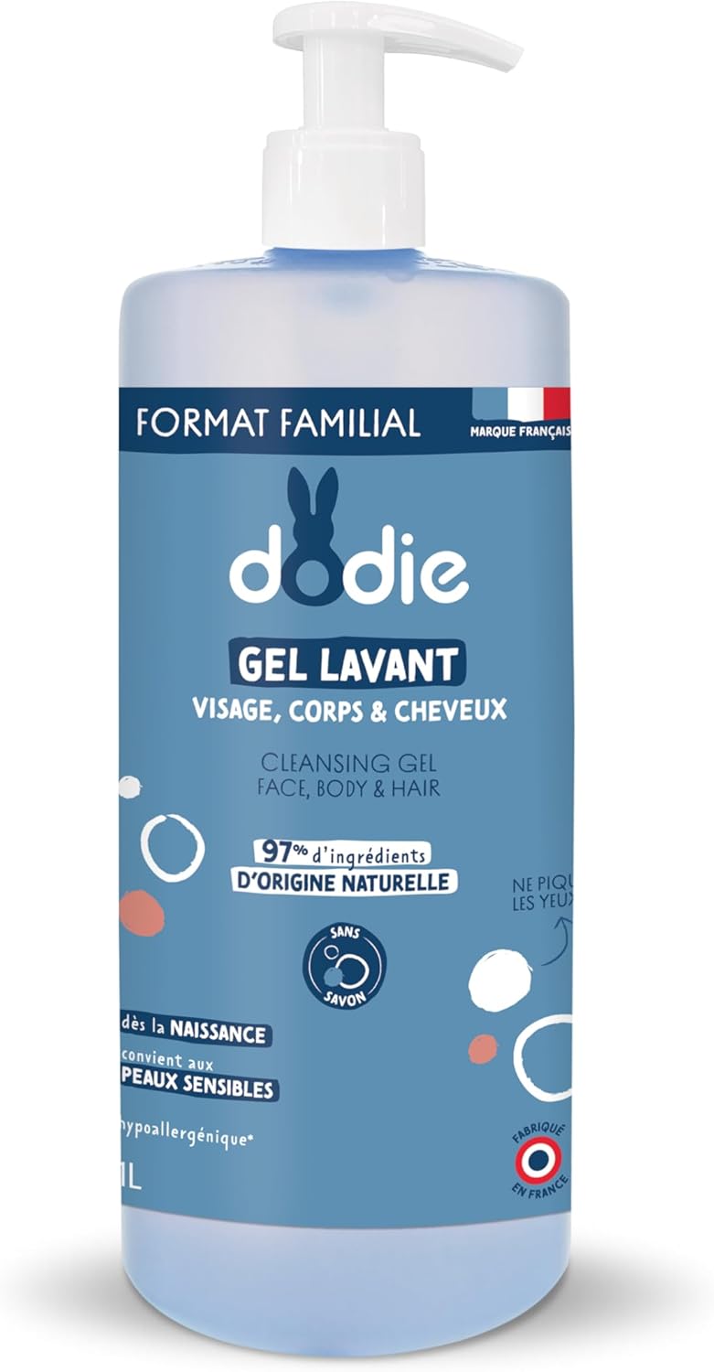 Thumbnail 6 de DODIE Lot de 3 Gels Lavants 3 en 1 (3 x 500 mL) – Nettoyant Visage, Corps et Cheveux