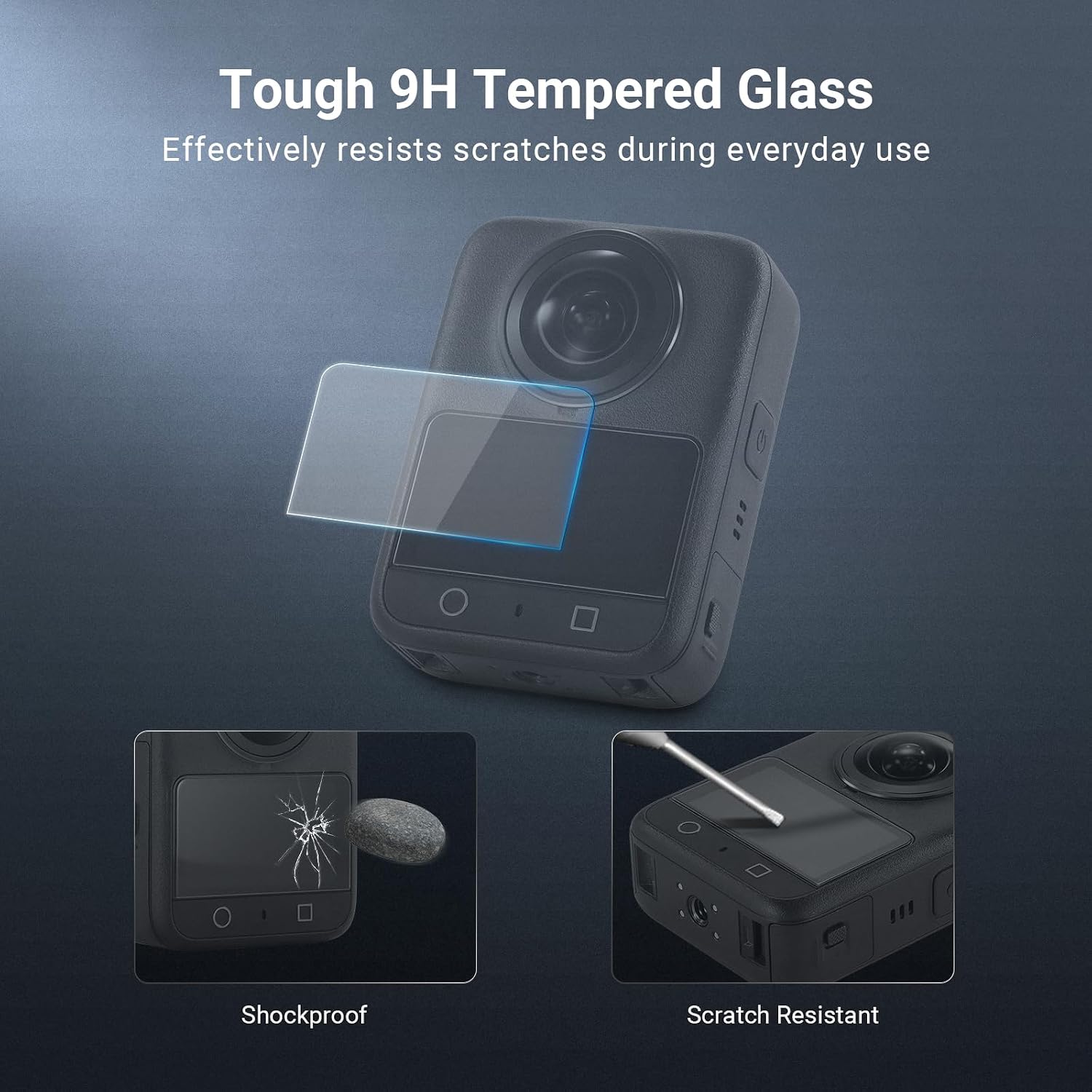 Thumbnail 2 de NEEWER Screen Protector for Osmo 360 (2 Pack) Tempered Glass with Lens Cleaner Kit