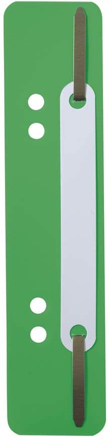 Detalle de Durable Heftstreifen Kunststoff Flexi – farbig sortiert, 1 Packung á 250 Stück, 38 x 150 mm (60/80 Lochung), Made in Germany