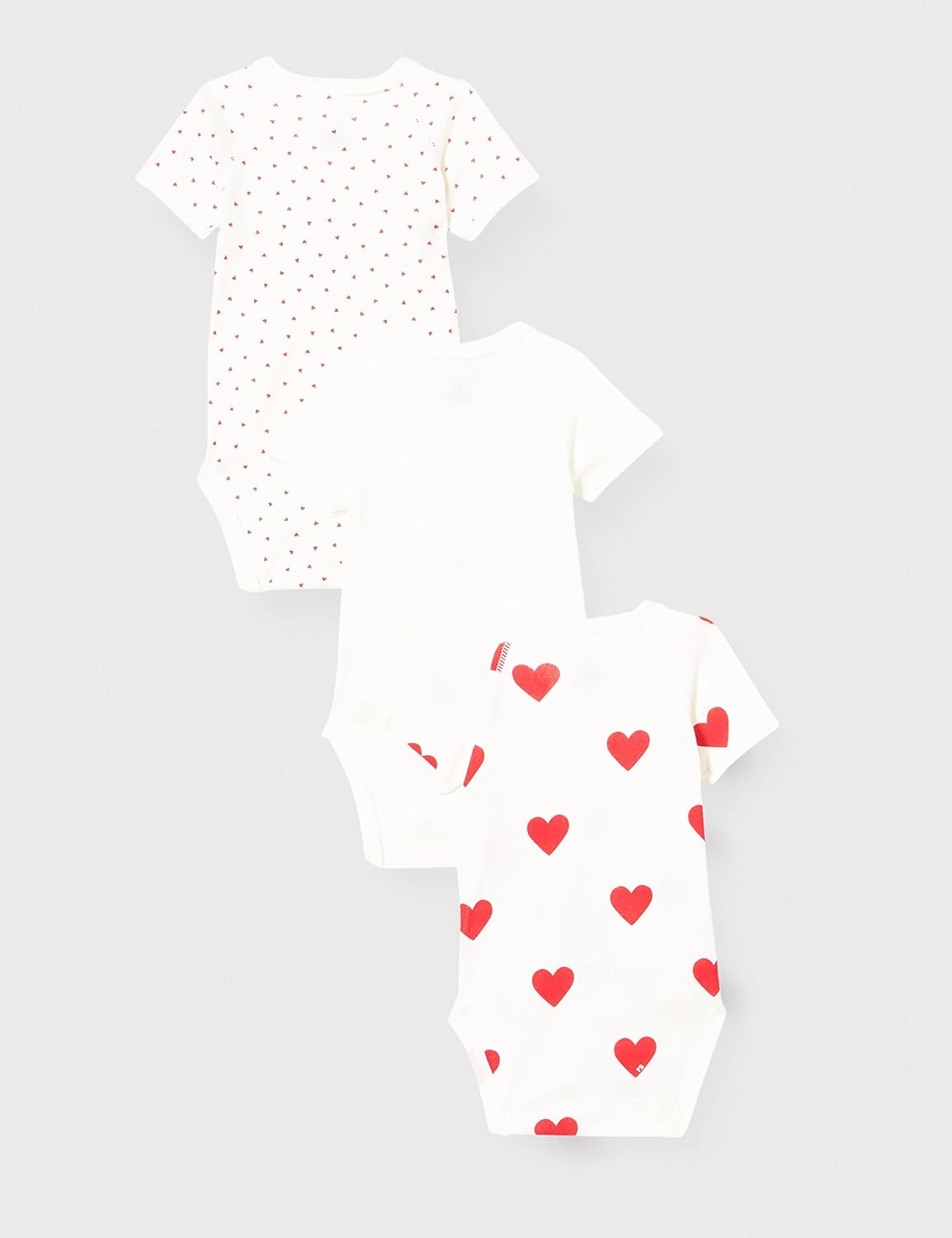 Thumbnail 2 de Petit Bateau unisex baby short sleeve newborn body (pack of 3)