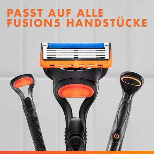 Thumbnail 4 de Gillette Fusion5 Klingen Herren – Original Rasierklingen, 8er Pack (Orange) für Fusion5