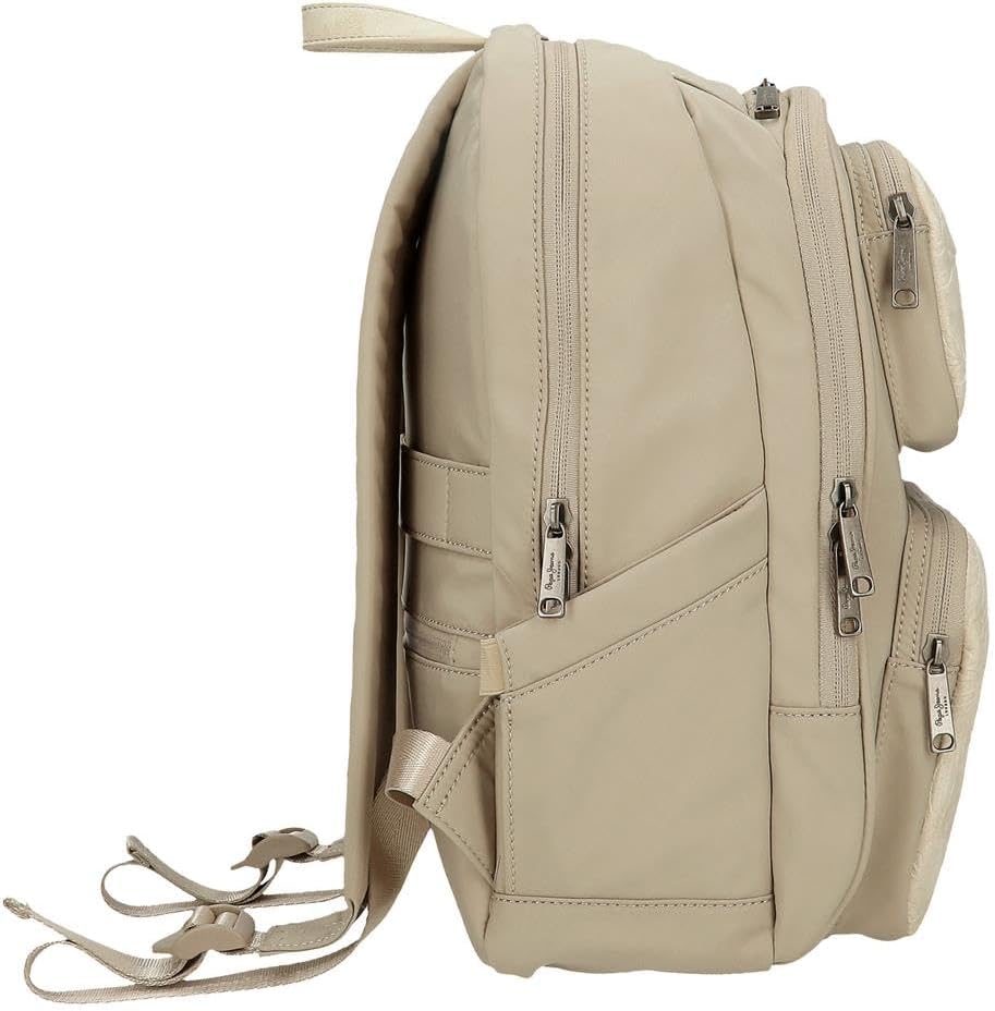 Detalle 2 de Pepe Jeans Jana Mochila 9,25 L beige para portátil