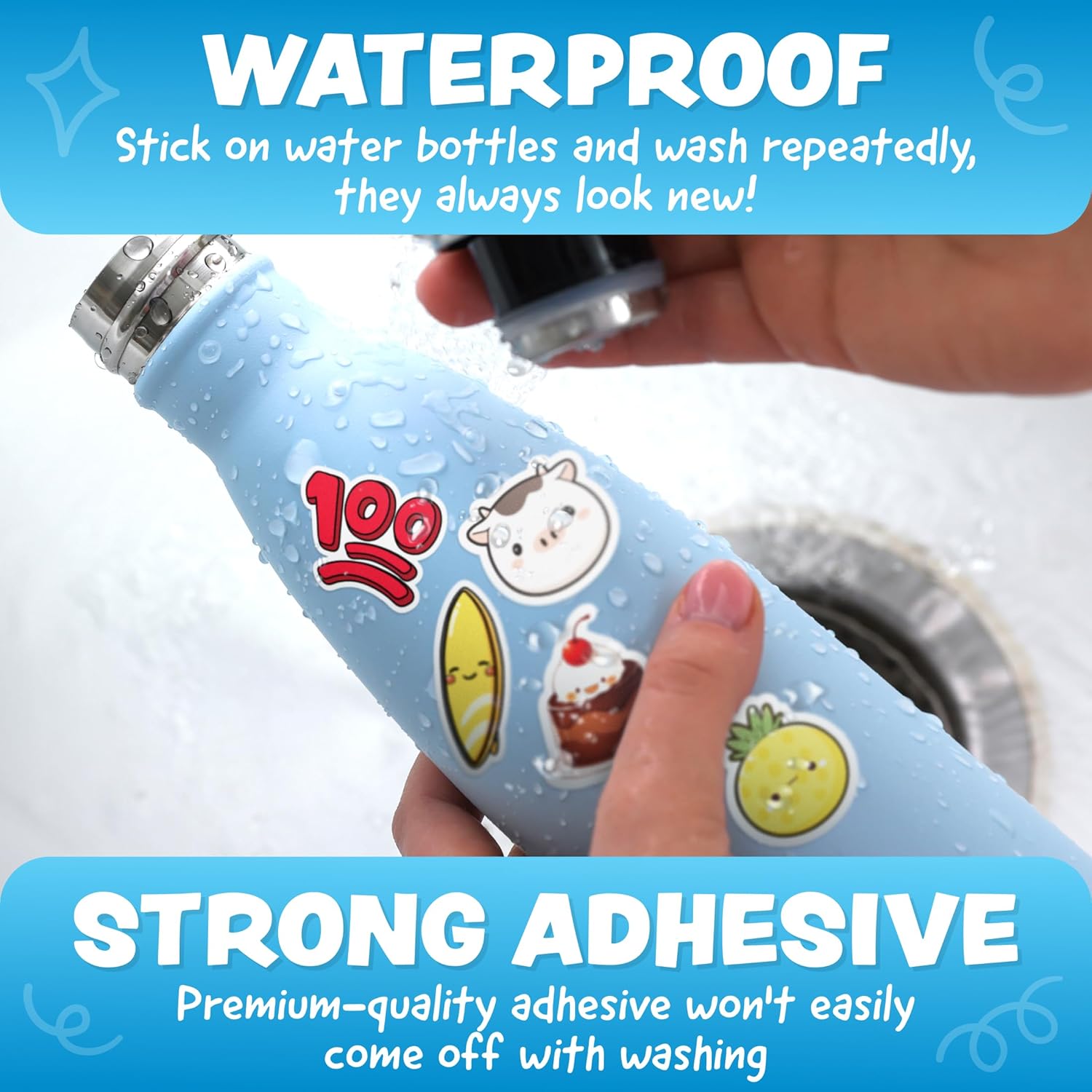 Thumbnail 2 de Joyousa 324pc Sticker Pack for Water Bottles 🎨