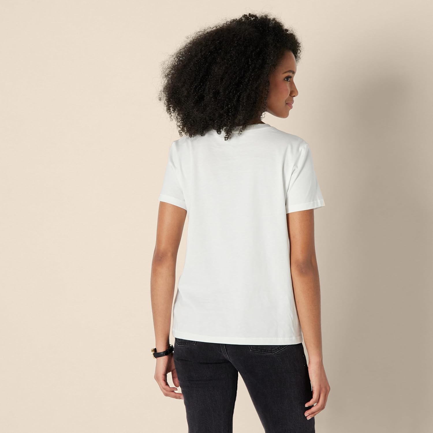 Detalle 2 de Amazon Essentials Women's Regular Fit 100% Cotton Crewneck T-Shirt