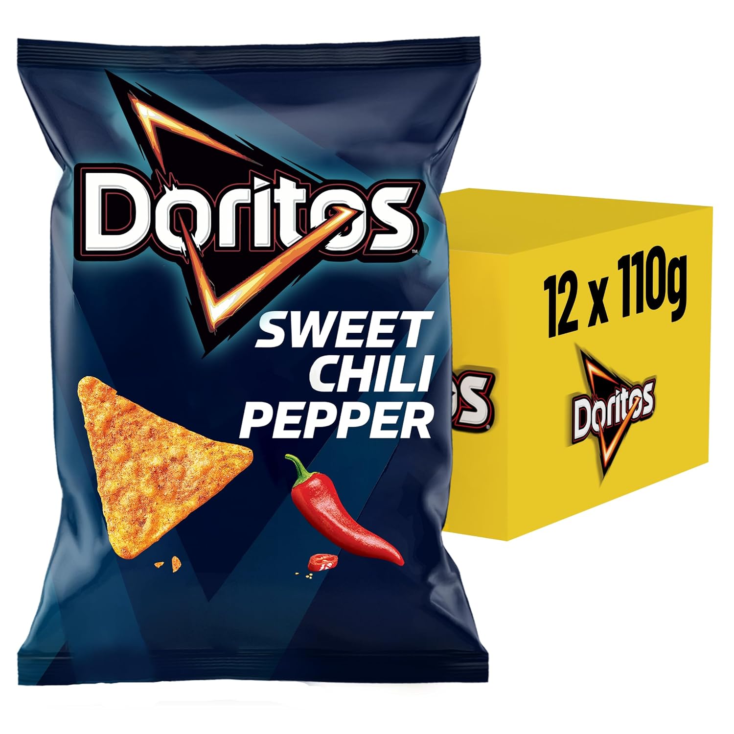 Thumbnail 1 de Doritos Sweet Chili Pepper Tortilla Nachos 12×110g 🧀