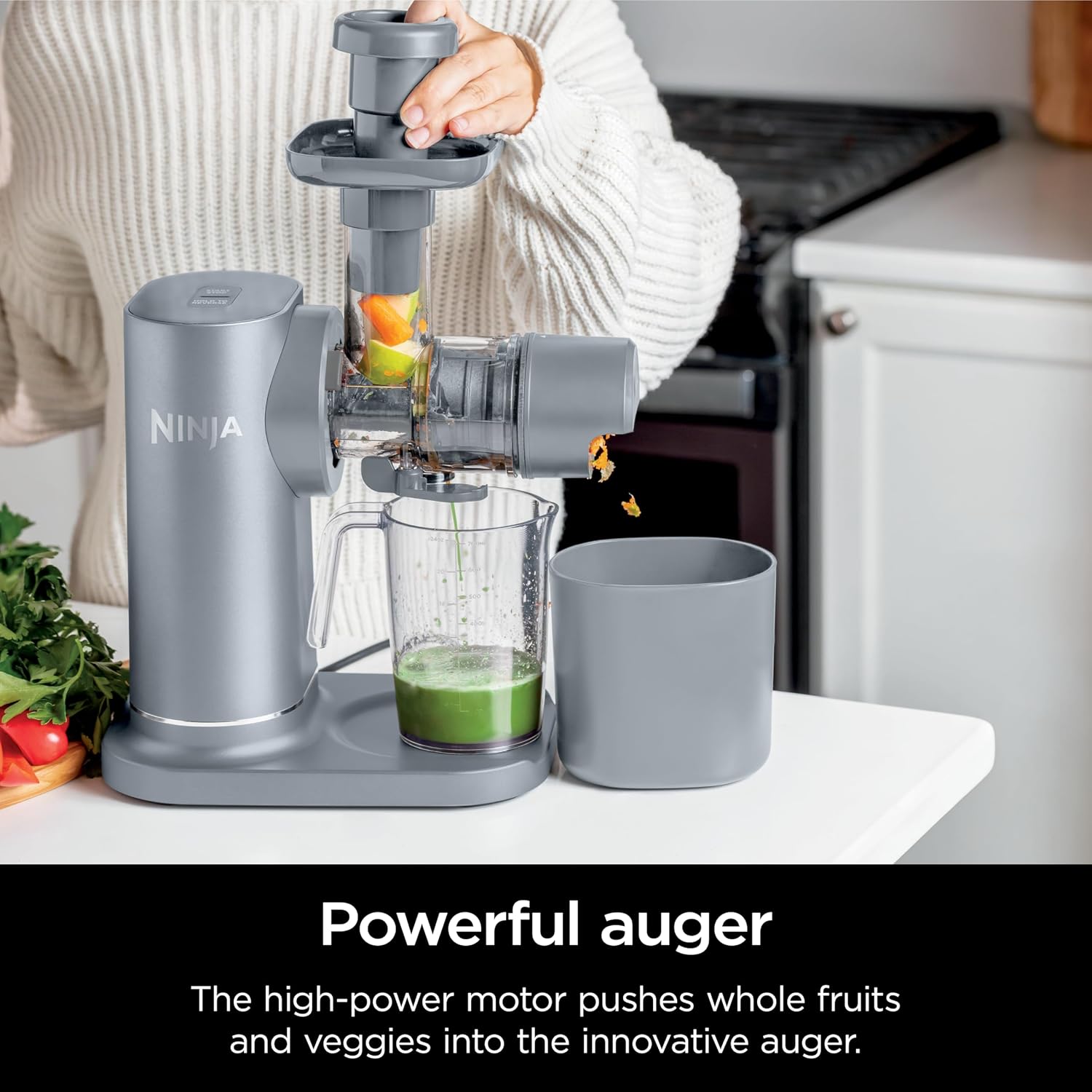 Detalle de Ninja JC151SL Cold Press Juicer 2 Pulp 🥤