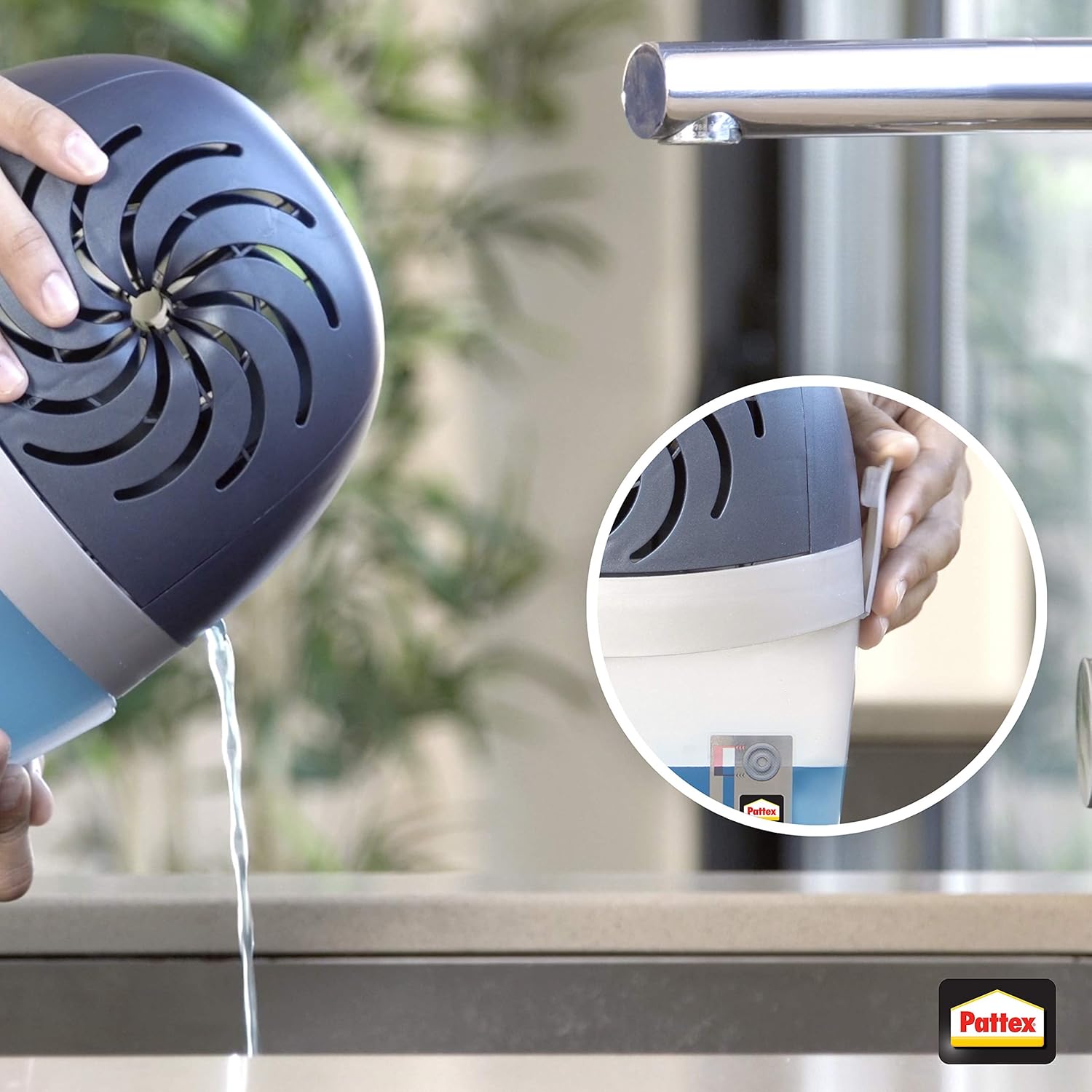 Thumbnail 6 de Pattex AERO 360° Nachfülltabs Lavendel – 3+1 x 450 g, ultradurchlässig absorbierend, geruchsneutralisierend