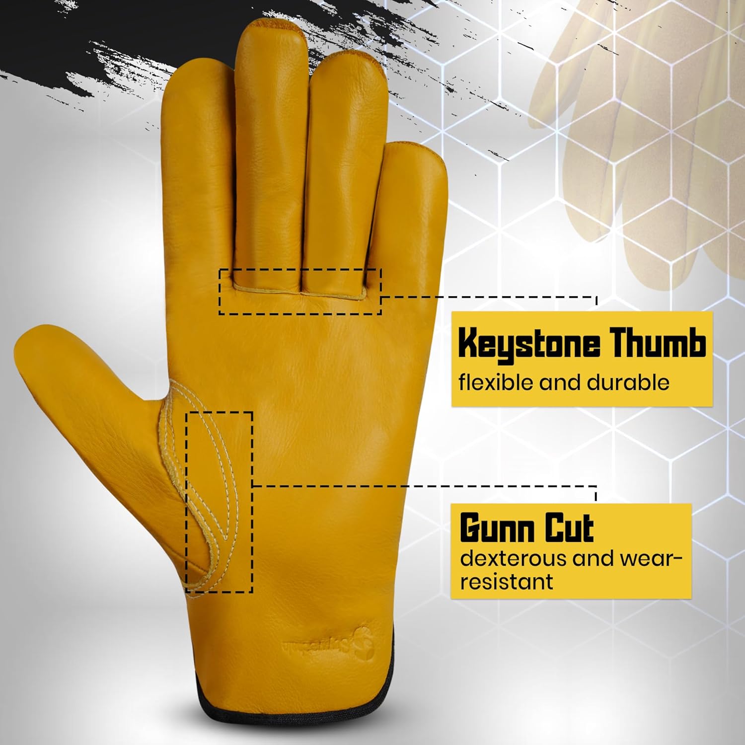 Thumbnail 1 de Pure Sharp Thorn Proof Gardening Gloves for Men & Women — Cowhide Leather for Rose Pruning & Cactus